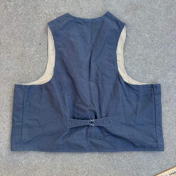 Scully Rowan Western Range Wear Canvas Gray Western Dress Vest RW041 4XL - Picture 3 of 5